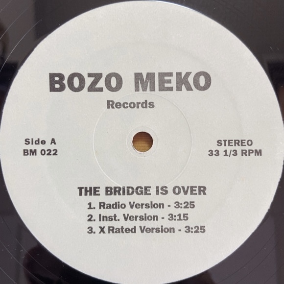 V.A. THE BRIDGE IS OVER 12インチ シングル拍卖