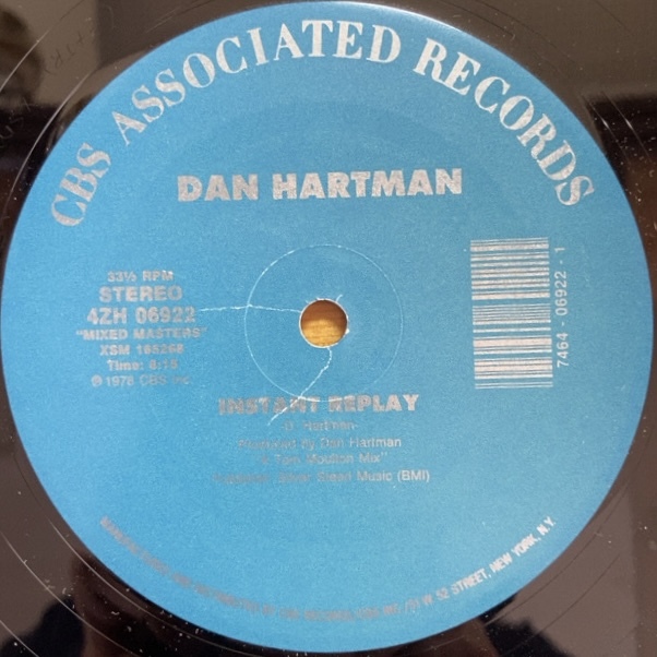 DAN HARTMAN INSTANT REPLAY / VERTIGO/RELIGHT MY FIRE 12インチ シングル拍卖