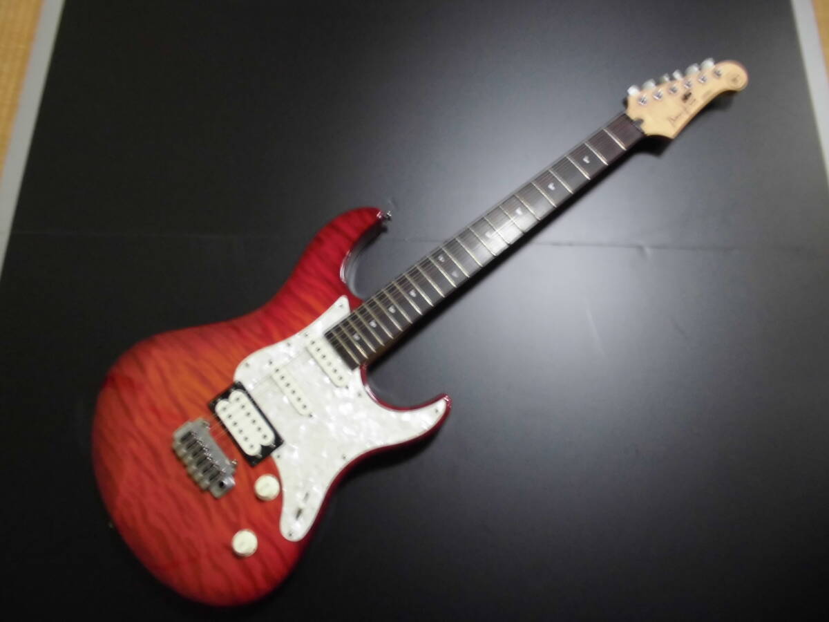 YAMAHA ヤマハ エレキギター PACIFICA パシフィカ キャラメルブラウン 美しいフレイムメイプル 虎目拍卖