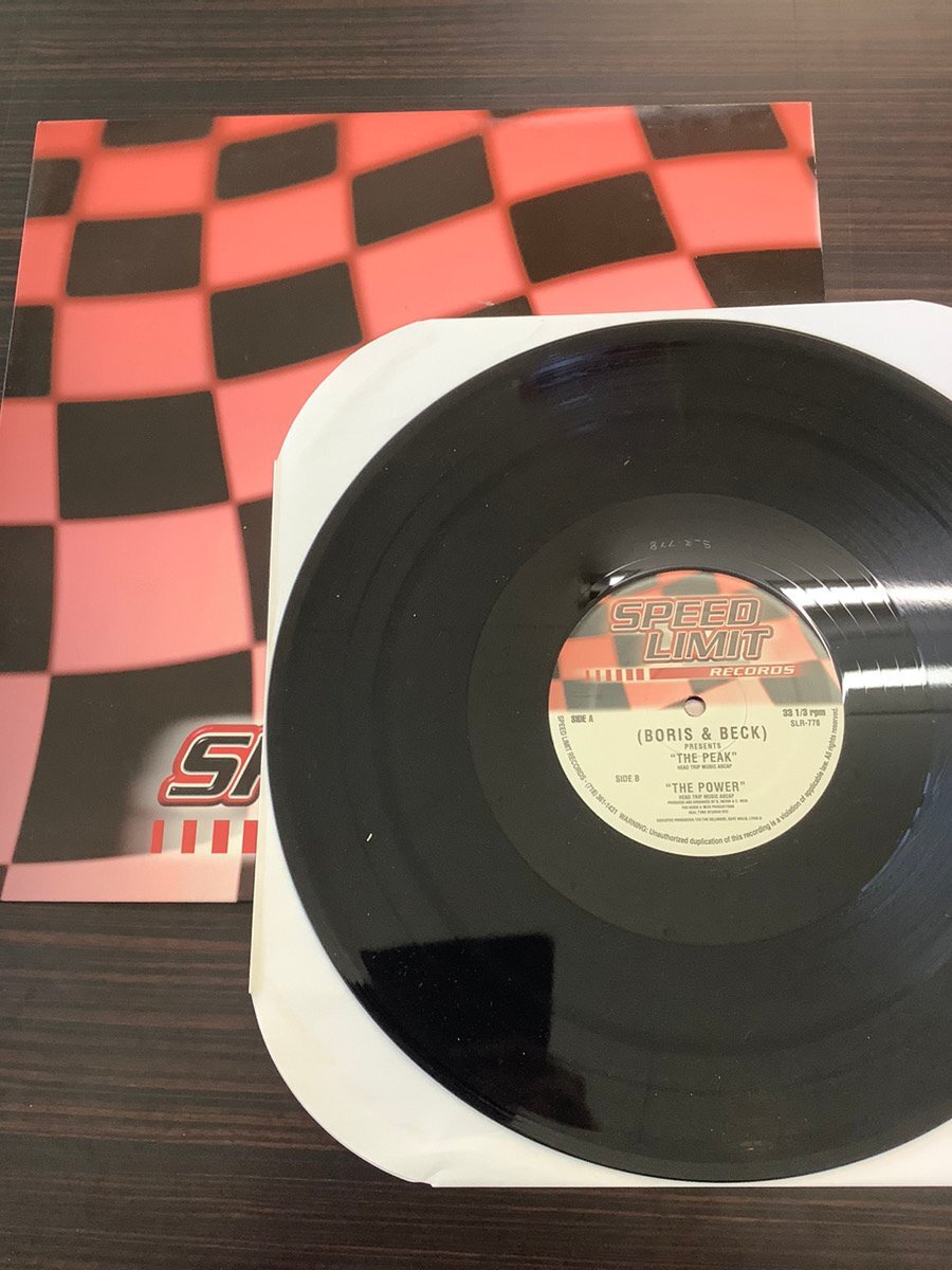 ◆日 F 913 524 SPEED LIMIT RECORDS BORIS & BECK THE PEAK THE POWER SLR-778 -定形外拍卖