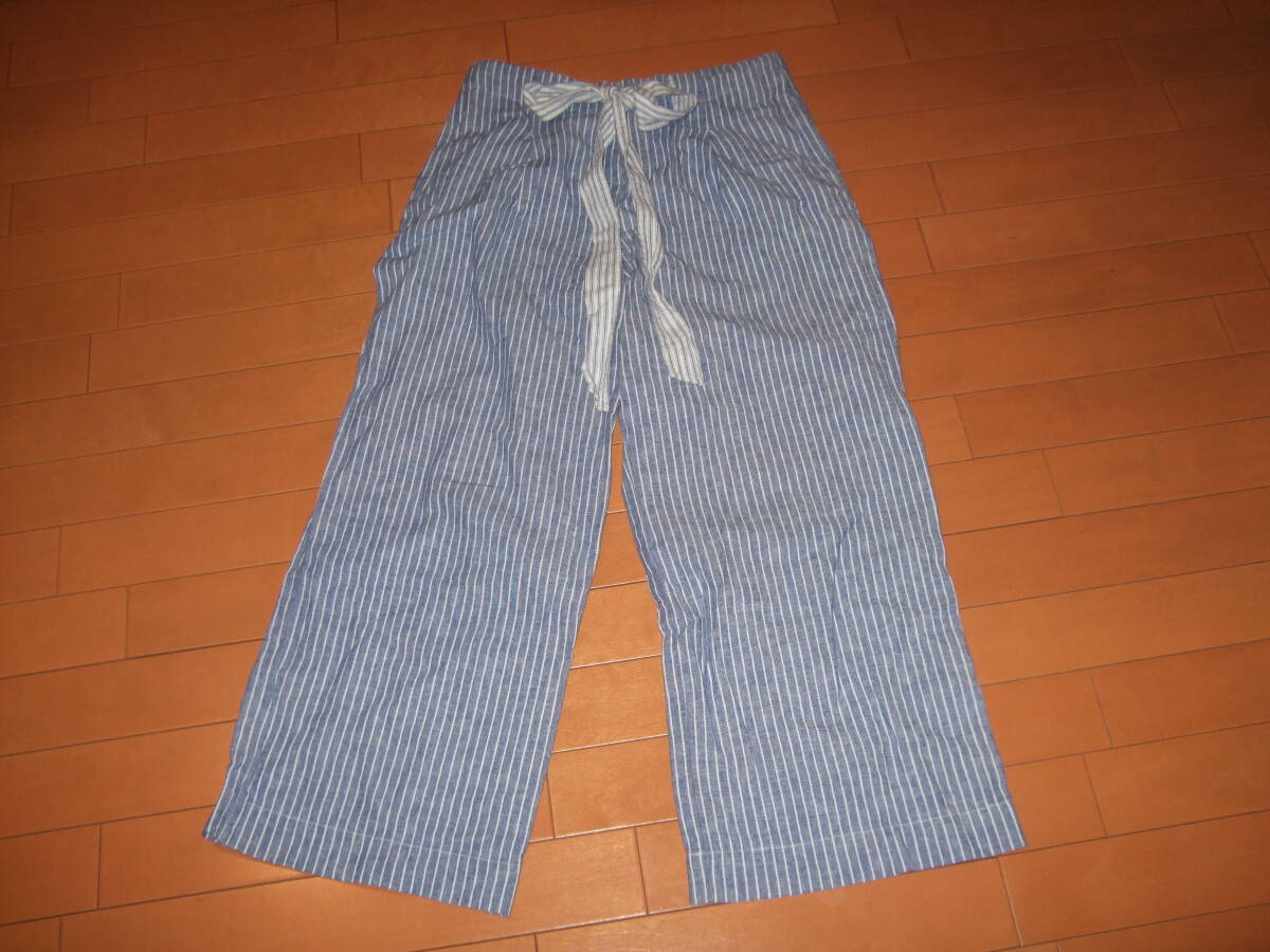 美品送料込即決☆ユニクロ×J.W.ANDERSON リネンワイドパンツ☆M拍卖