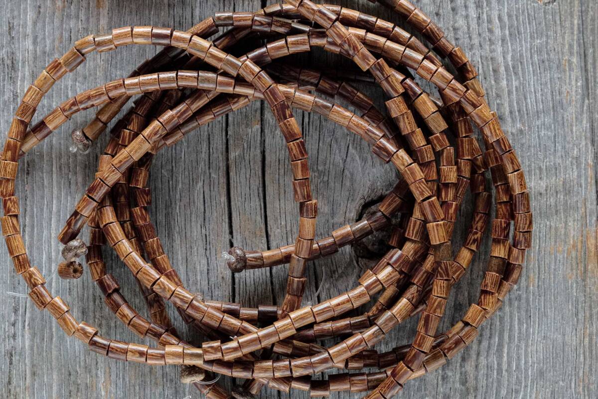 *wood beads tube type拍卖