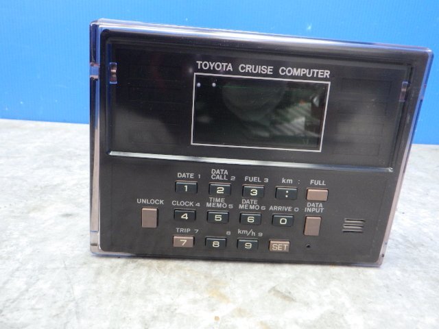 【A】 通電OK トヨタ純正OP オプション クルーズコンピューター 89580-30010 076500-0014 MS112 クラウン GS110 MS110 LS110 旧車 当時物拍卖