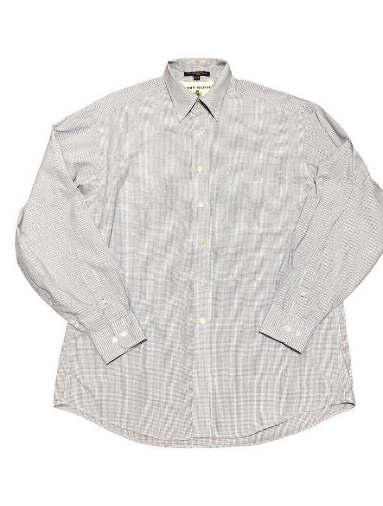 トミーヒルフィガー 長袖シャツ チェック柄 15・1/2(XLサイズ)拍卖