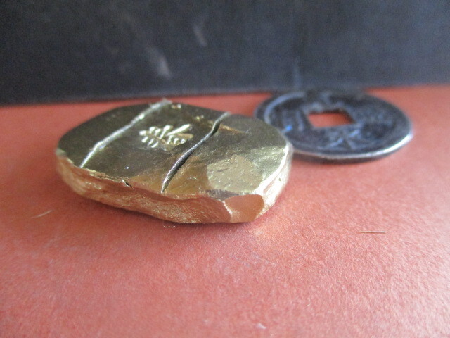 京都所司代御用金 刻印「加茂川に浮く春」 量目約29.2g 小判 金塊・金地金拍卖