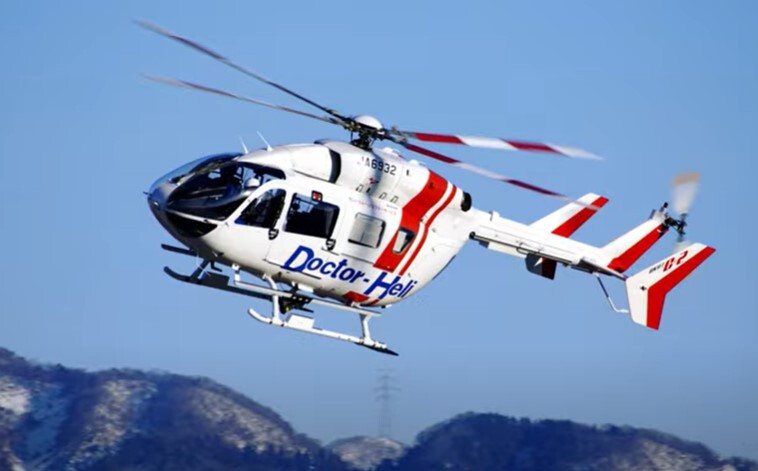 ★ユーロコプター エアバス EC‐145 川崎重工 BK117 C2 / Dr. Heli ドクターヘリ仕様 スケールボディー 2M級拍卖