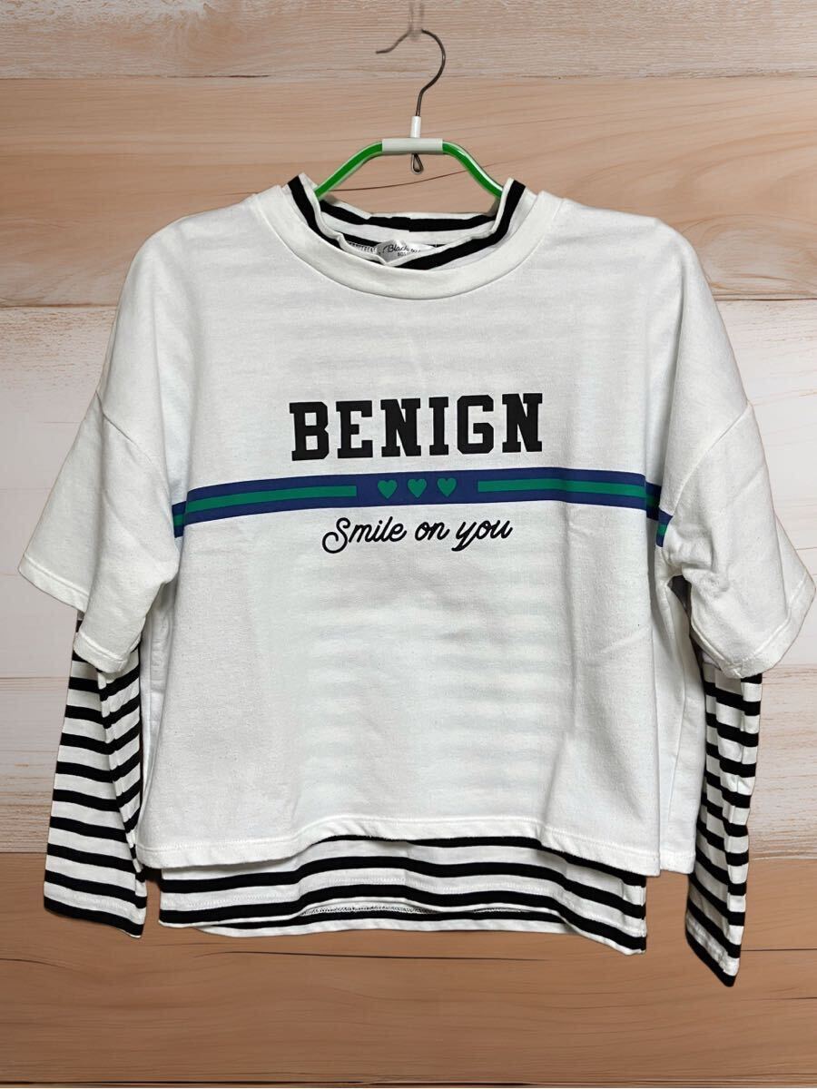 女の子#長袖Tシャツ #重ね着#150拍卖