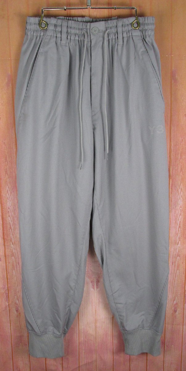 LYP19475 Y-3 ワイスリー REF WO CUF PNT イージーパンツ IV5633 SOLID GREY XS 美品拍卖