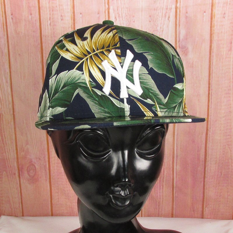LYO17511 NEW ERA ニューエラ 59FIFTY 59フィフティ ボタニカル ニューヨーク・ヤンキース ベースボールキャップ 帽子 7 1/8 未使用拍卖