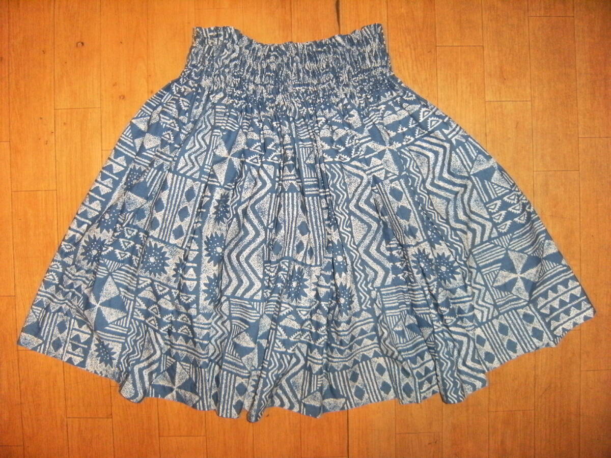 レトロ★パウスカート ハワイアンドレス フラダンス ムーム★ダンス 踊り 文化 伝統 民族服 南国 HAWAII グアム パーティー DANCE拍卖