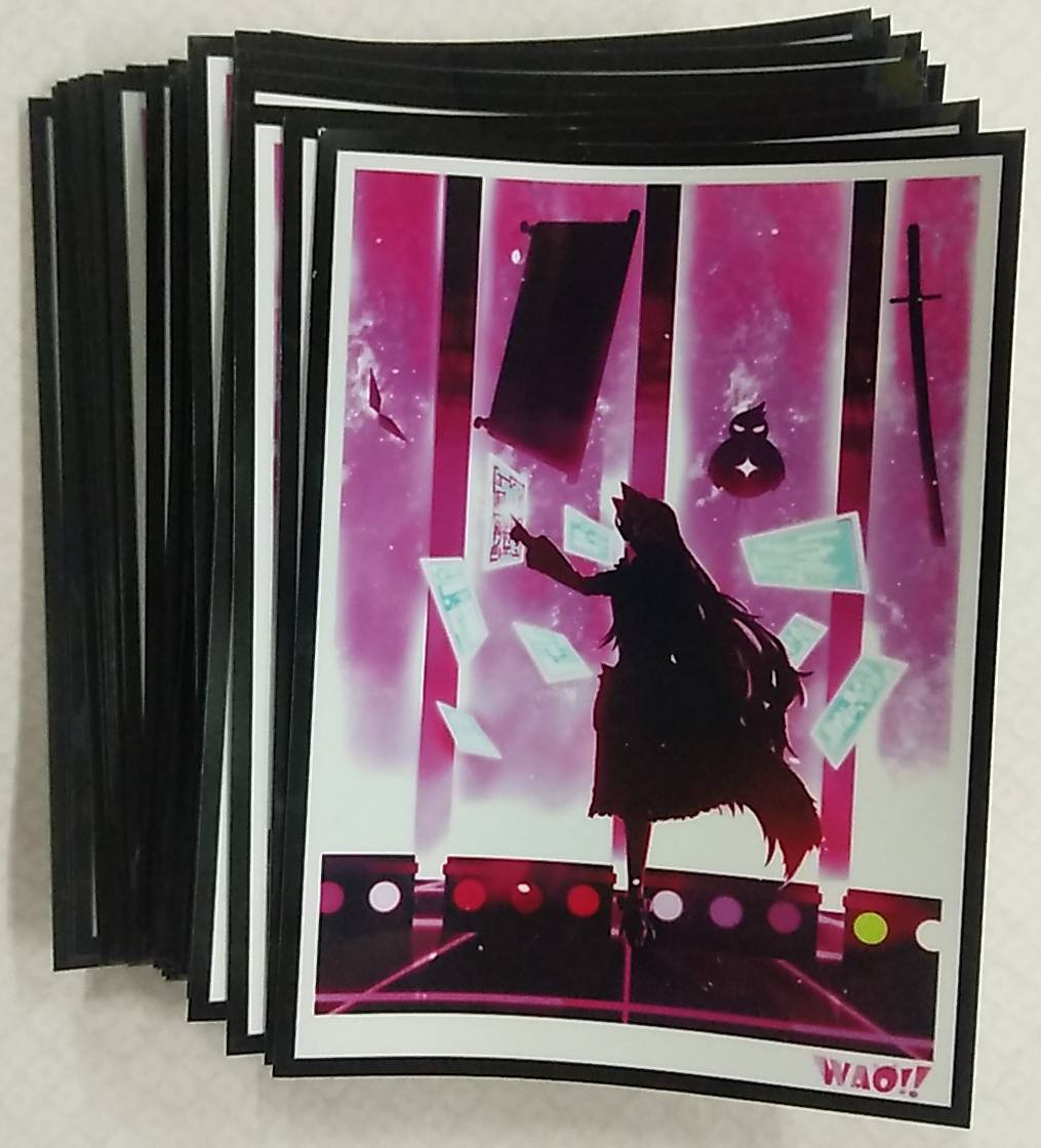 スリーブ60枚 博衣こより WAO!! イラスト:ハラダミユキ【サンパン C101 コミックマーケット101 コミケ101 ホロライブ hololive Vtuber】拍卖