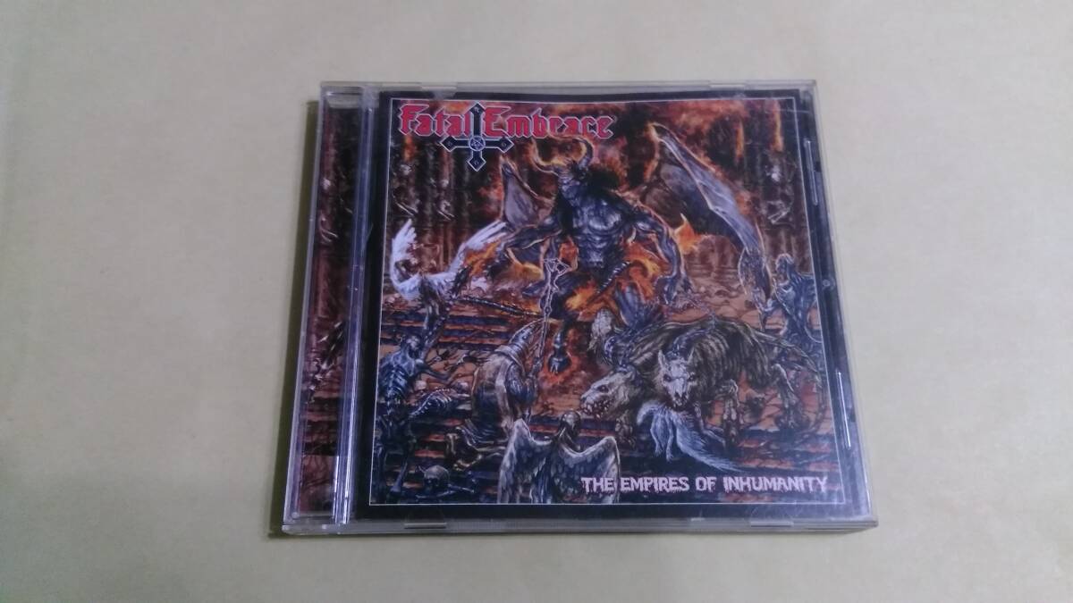 Fatal Embrace ‐ The Empires Of Inhumanity☆Slayer Anthrax Metallica Anthrax Kreator Exodus Overkill Tankard 拍卖