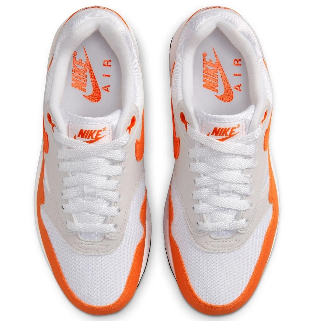 ■ナイキ ウィメンズ エア マックス 1 ニュートラルグレー/セーフティオレンジ 新品 27.0cm US10 NIKE WMNS AIR MAX 1 DZ2628-002拍卖