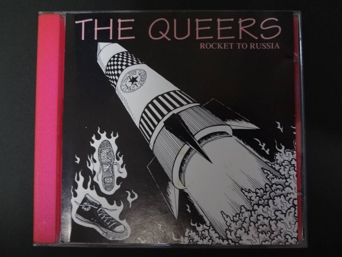QUEERS / rocket to russia CD US POP PUNK RAMONES カバー screeching weasel parasites beatnik termites mr.t experience mcrackins拍卖