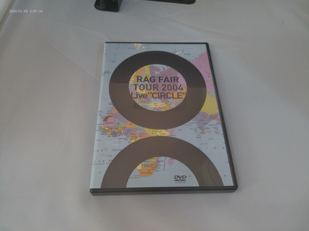 UD654★DVD RAG FAIR LIVE TOUR 2004 Live“CIRCLE” ケース・ジャケット付き 起動確認済み ディスク研磨・クリーニング済み拍卖