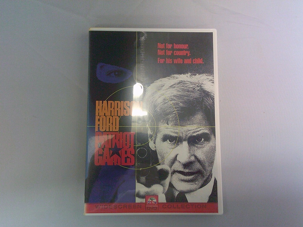 UD690★DVD パトリオット・ゲーム Patriot Games ケース・ジャケット付き 起動確認済み ディスク研磨・クリーニング済み拍卖