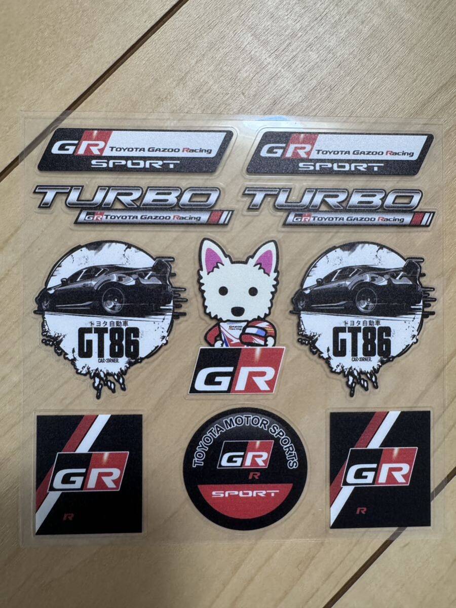 GR sport ステッカー④トヨタ自動車GT86 シール 即日発送 1シート 12cm*12cm 新品未使用拍卖
