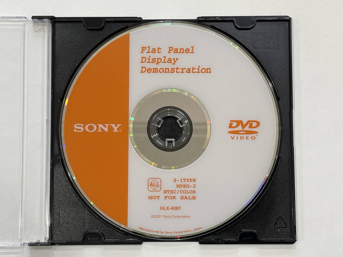 ★【希少品 2001年 非売品 DVD】SONY ソニー フラットパネル ディスプレイ デモンストレーション HLX-4087★盤面キレイ 拍卖