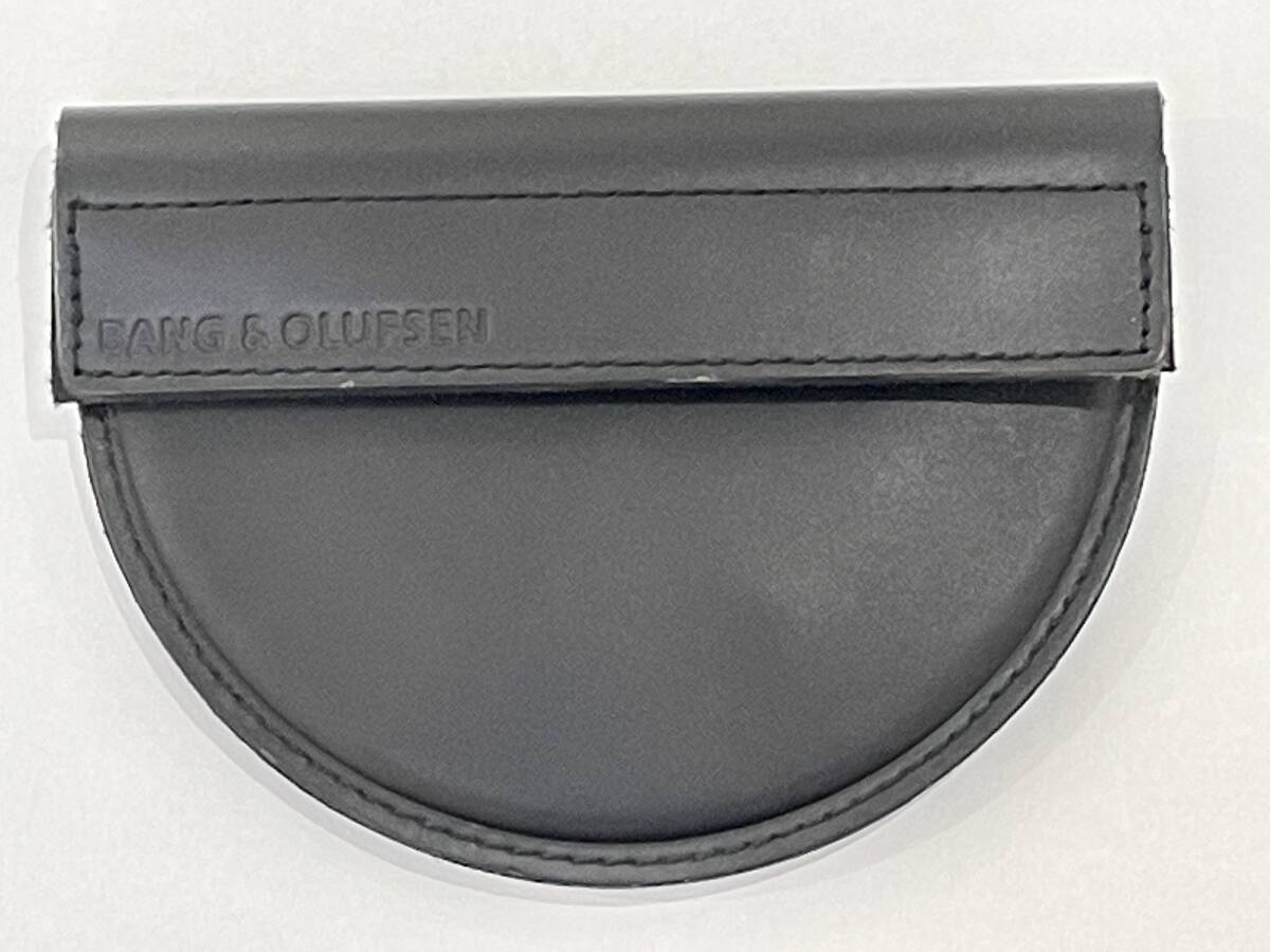 ★【純正 レザーケース】BANG & OLUFSEN バング&オルフセン イヤホン用 キャリングケース ブラック★美品 定形外発送可拍卖