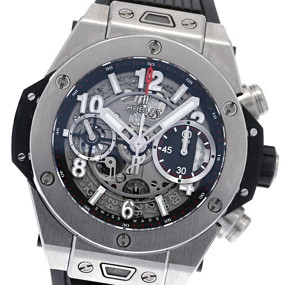 ウブロ HUBLOT 441.NX.1170.RX ビッグバン ウニコ クロノグラフ 自動巻き メンズ 良品 _837637拍卖
