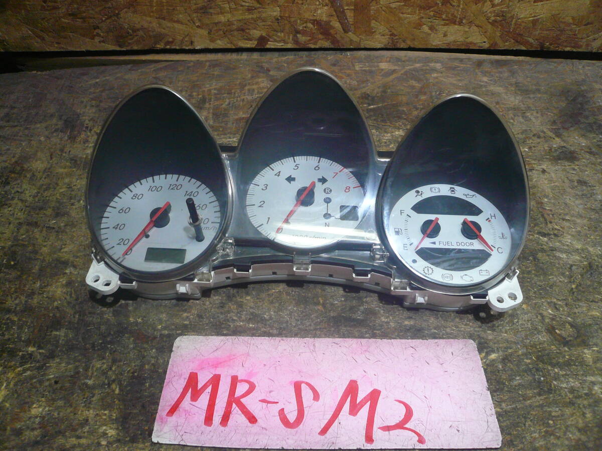 M2 本州送料1200円 トヨタ MRS MR-S ZZW30 Vエディションスピードメーター シーケンシャル6速拍卖