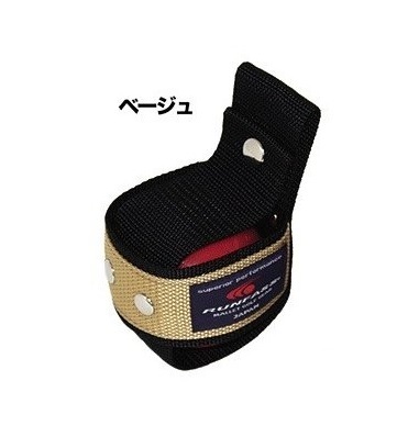 マレットゴルフ 用品 ボールホルダー ベルト式 M-35 ランファス ベージュ メール便可拍卖