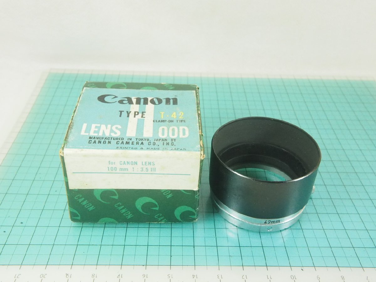 T240-B999☆キヤノン フード T-42 (100mmF3.5 L 用)拍卖