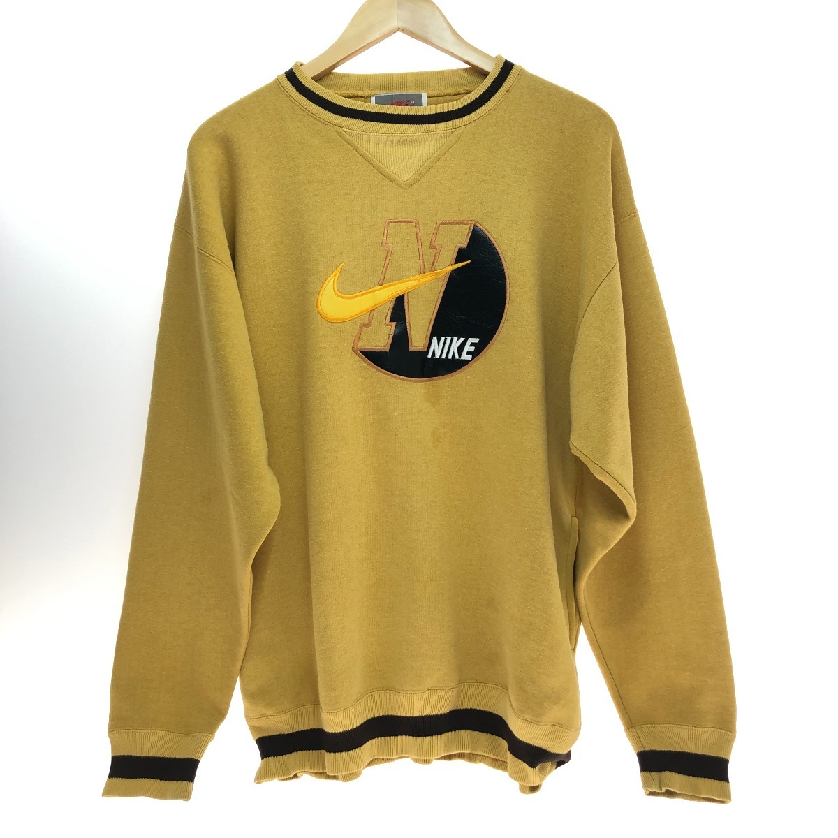 □□ NIKE ナイキ スウェット トレーナー Lサイズ イエロー 傷や汚れあり拍卖