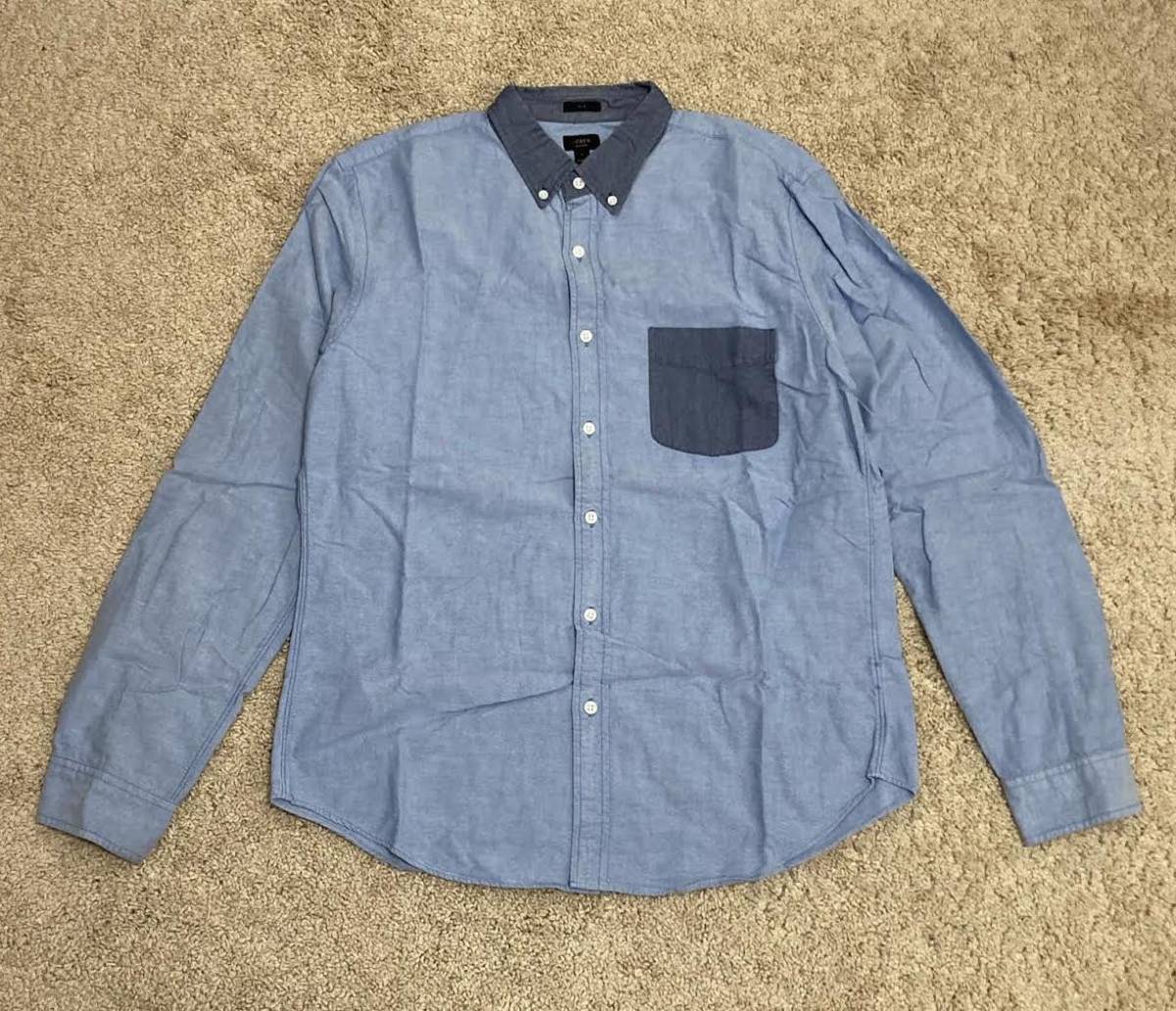 J.CREW OXFORD ジェークルー オックスフォード シャツ 長袖 L拍卖