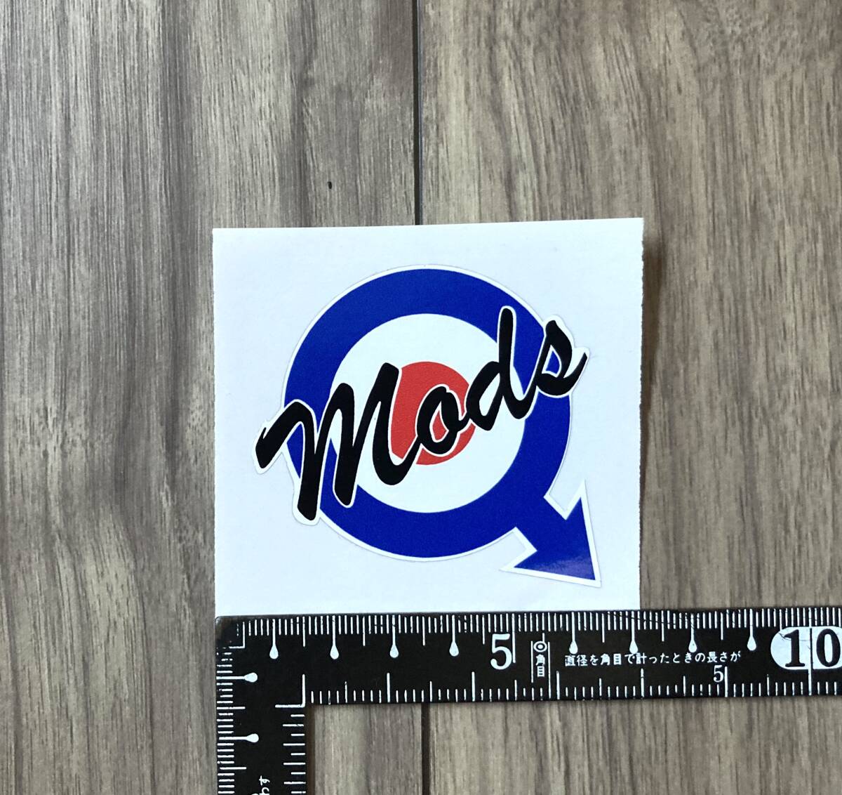 送料無料 Mods RAF Roundel & Mars モッズ カッティング ステッカー 60mm × 55mm拍卖