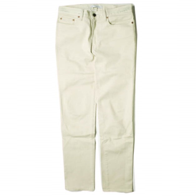 UNITED ARROWS ユナイテッドアローズ 日本製 センタークリース スリム5ポケットパンツ 1114-299-7268 M ベージュ ボトムス g18838拍卖