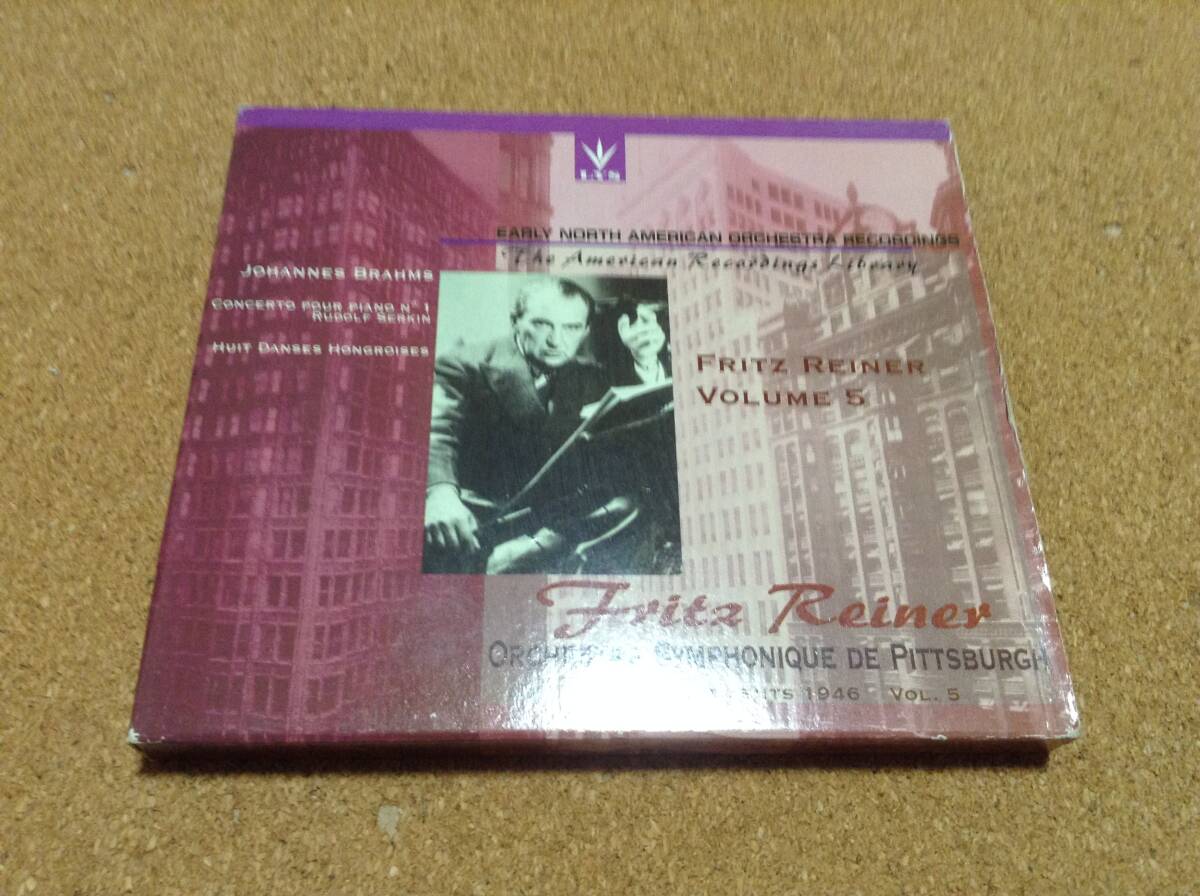 CD/ フリッツ・ライナー、ゼルキン、ピッツバーグ交響楽団 / ブラームス : ピアノ協奏曲第1番、ハンガリー舞曲集拍卖
