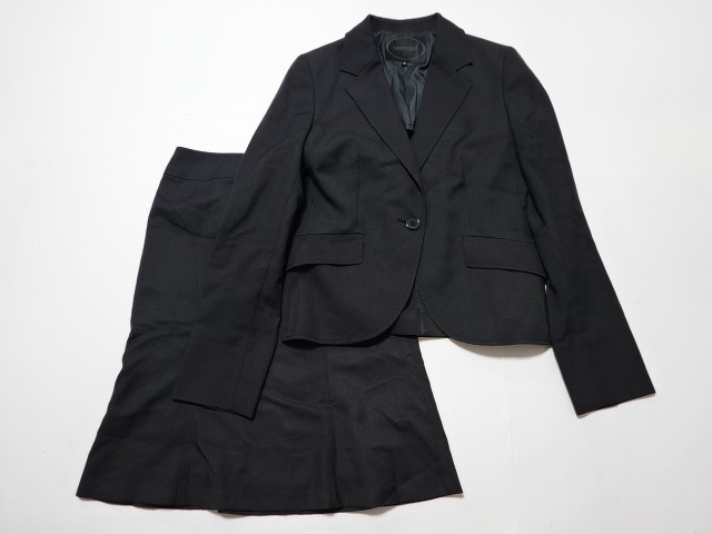 ■0904■アンタイトル UNTITLED スカートスーツ 2 黒●拍卖