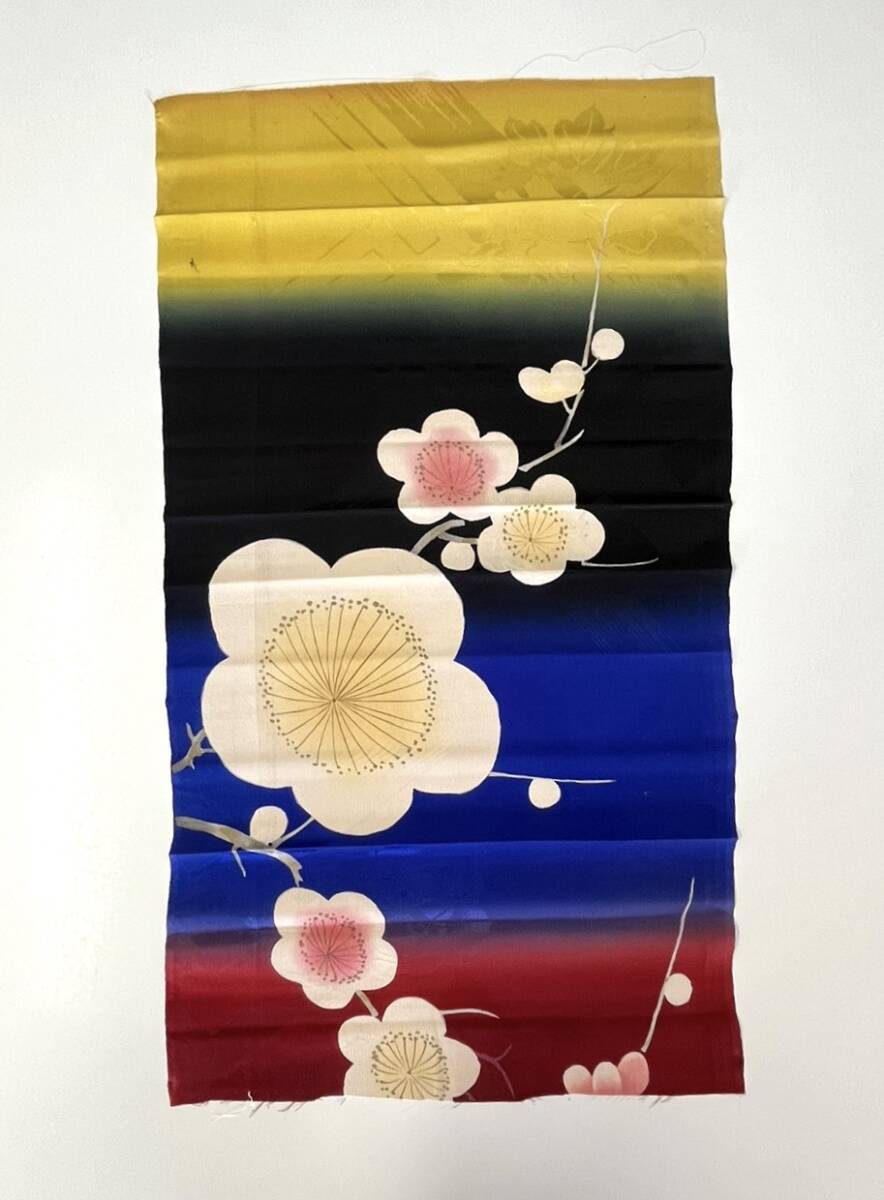 花とら●リサイクル端切れ リメイク 素材 細工用 ぼかし 梅 240803-12拍卖