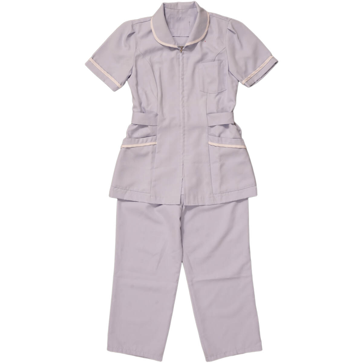 ナースウェア ツーピース 上下セット ブルー 2号 ナース 看護師 医療 介護 ユニフォーム 制服 白衣 ナガイレーベン拍卖