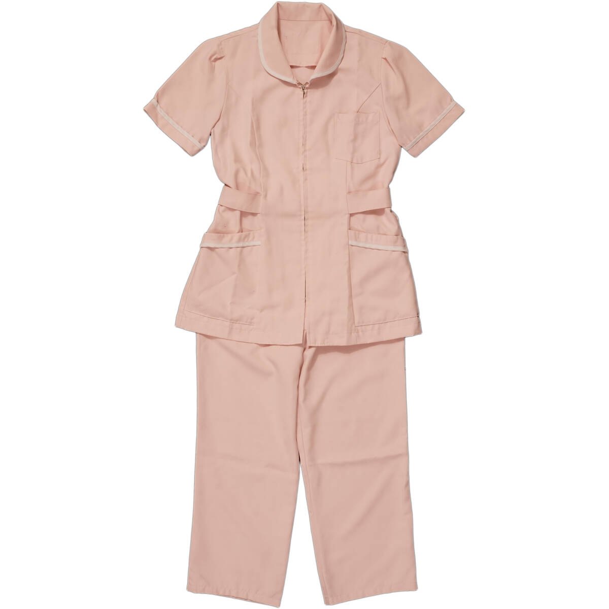 ナースウェア ツーピース 上下セット ピンク 2号 ナース 看護師 医療 介護 ユニフォーム 制服 白衣 ナガイレーベン拍卖