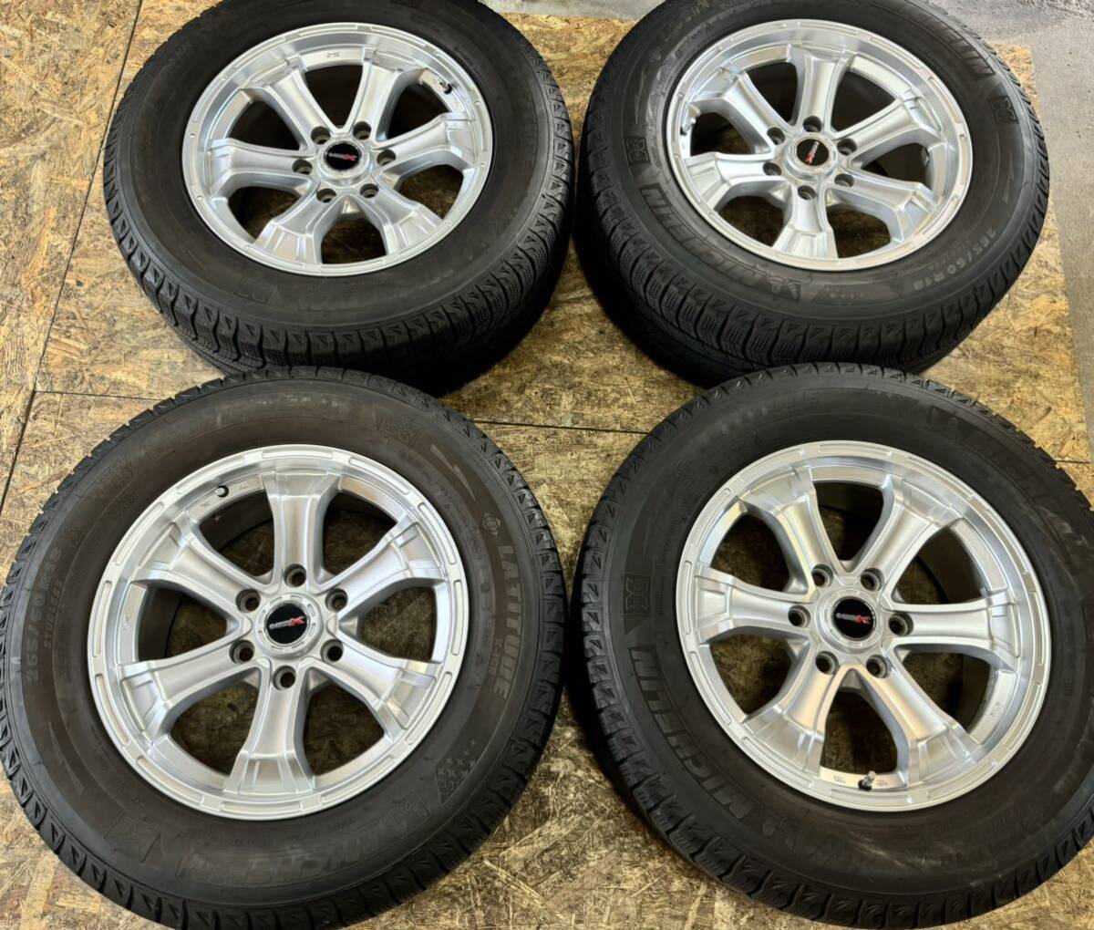 【希少!】BIG WAY B-MUD 18インチ 8J+25 PCD139.7 6穴 6H ランドクルーザー プラド FJクルーザー スタッドレス 265/60 18 拍卖