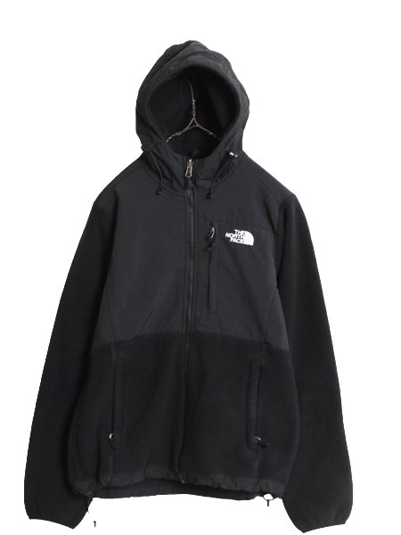 ノースフェイス フード付き デナリ ジャケット レディース S The North Face Denali フリース パーカー フルジップ アウトドア ブルゾン 黒拍卖