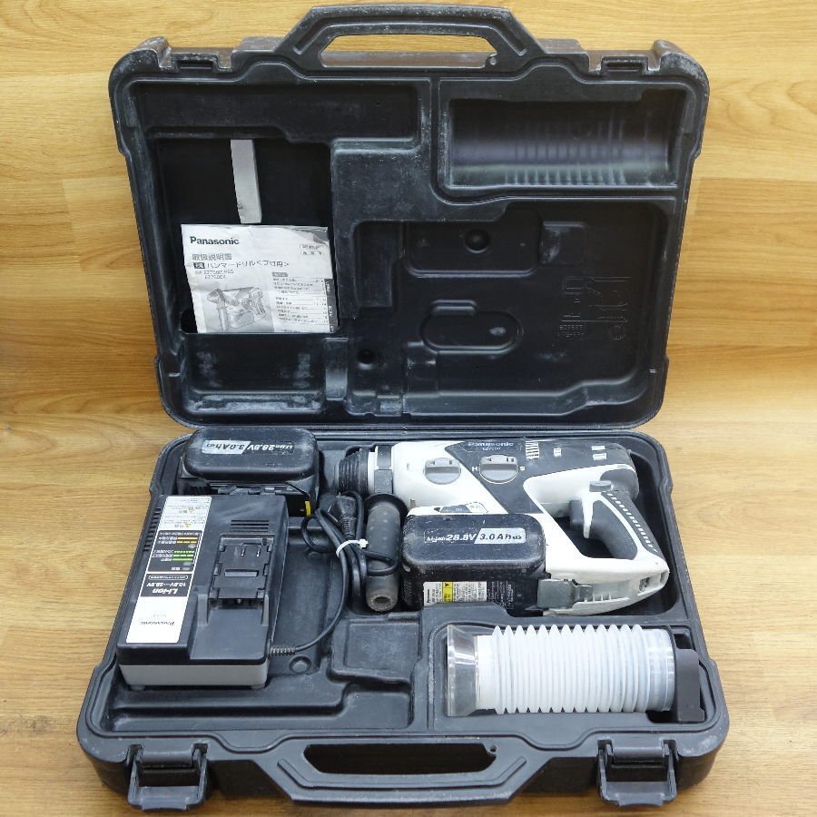 Panasonic/パナソニック EZ7880LP2S-B 28.8V 充電式ハンマドリル拍卖