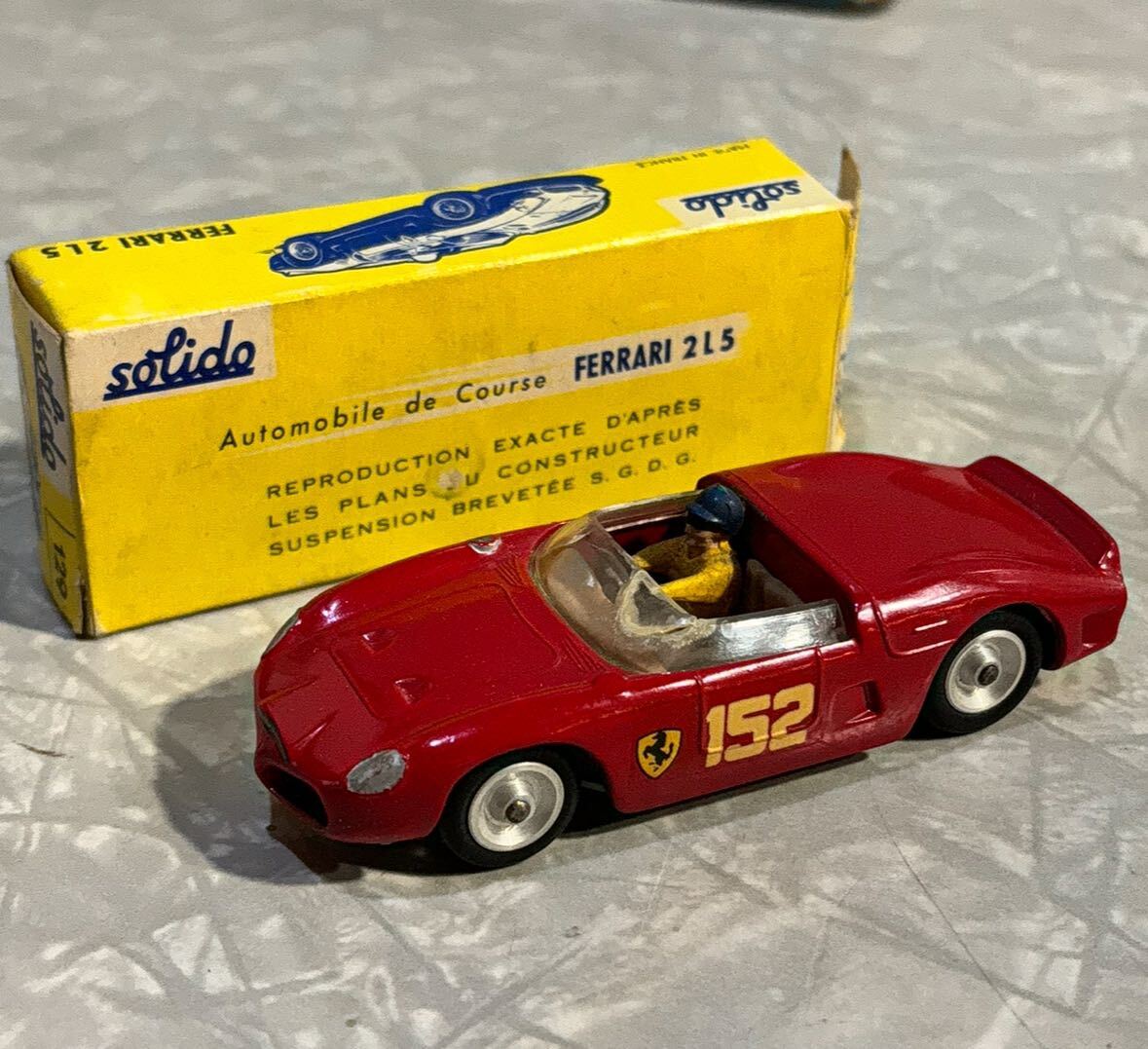 あ ソリド solido 129 フェラーリ FERRARI 2L5 ミニカー拍卖