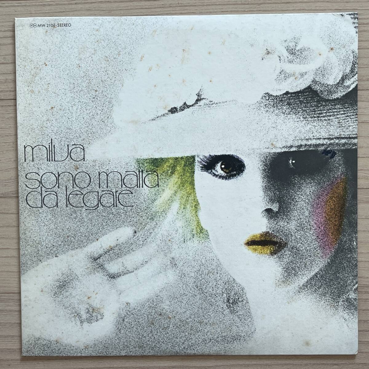 【国内盤/Vinyl/12''/Ricordi/MW 2104/75年盤/with Liner】人形のモニカ / ミルバ ............................ //Chanson,Vocal,Ballad//拍卖