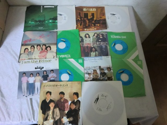 (KWA)何点でも同送料 EP/レコード/見本盤/白ラベル/プロモ/7/まとめ7枚/チューリップ■虹とスニーカー/愛/夏は/ハッピー/心/ブルー/21st他拍卖