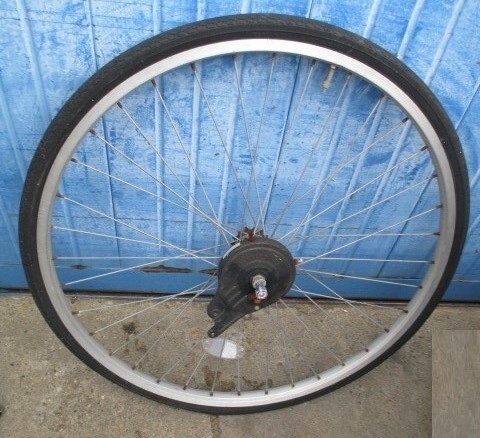 26インチ後輪  (アルミホイール タイヤ・チュ-プ セット )   (上419)拍卖