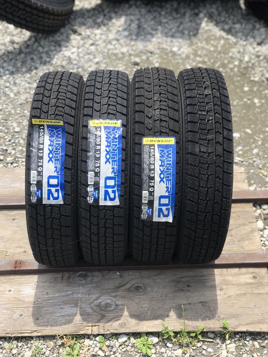 3305 ダンロップ 145/80R13 スタッドレス 新品 4本セット拍卖