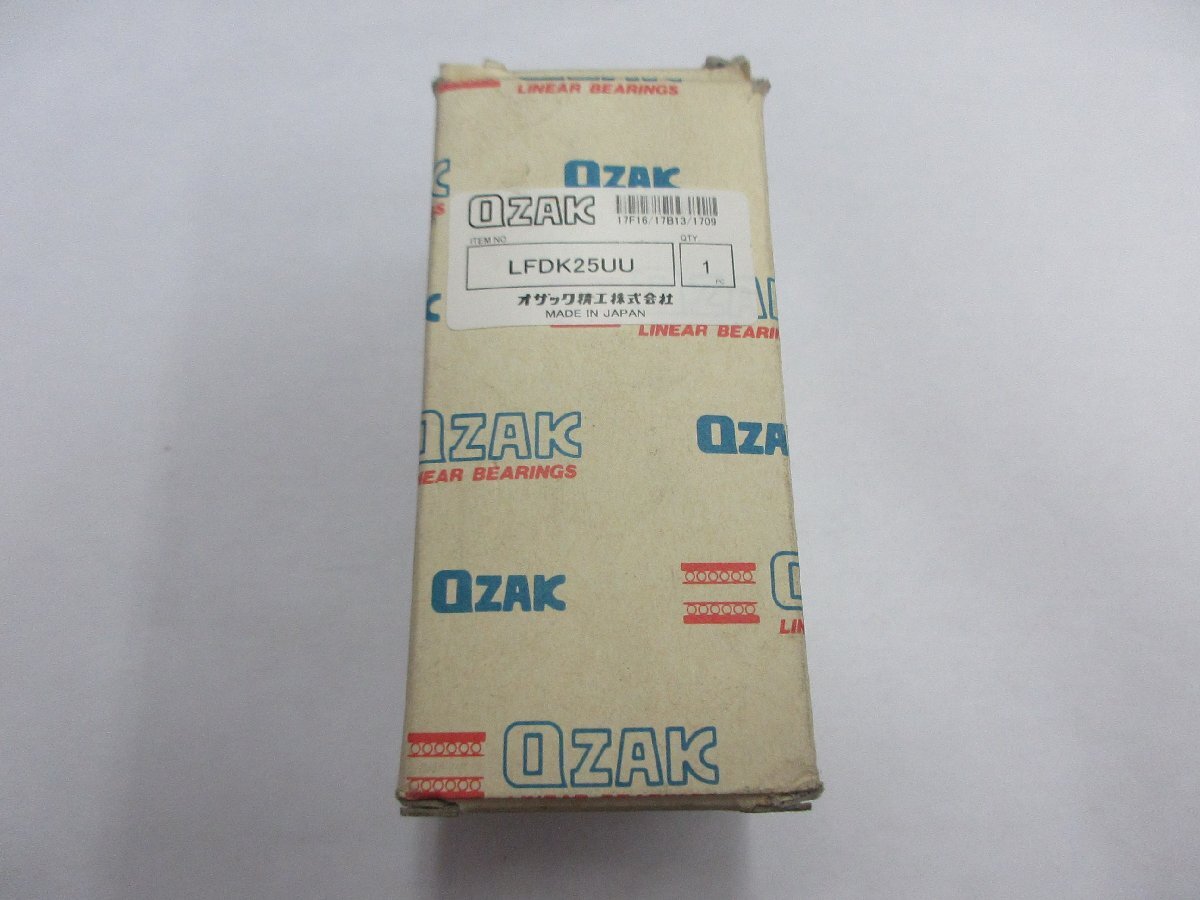 00266 オザック精工 リニアベアリング ダブル角型フランジタイプ LFDK25-UU拍卖