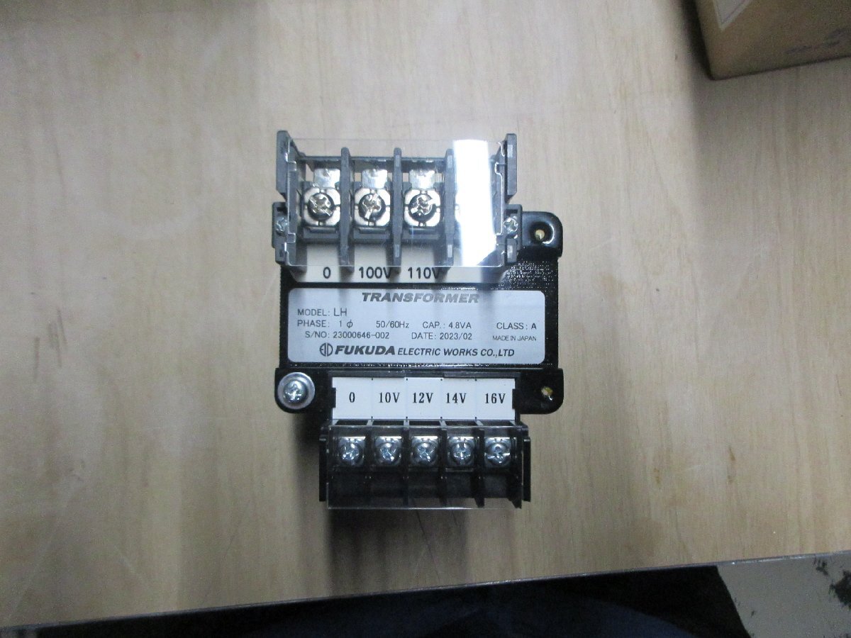 00850 福田電機製作所 小型トランス 1φ 50/60Hz 4.8VA拍卖