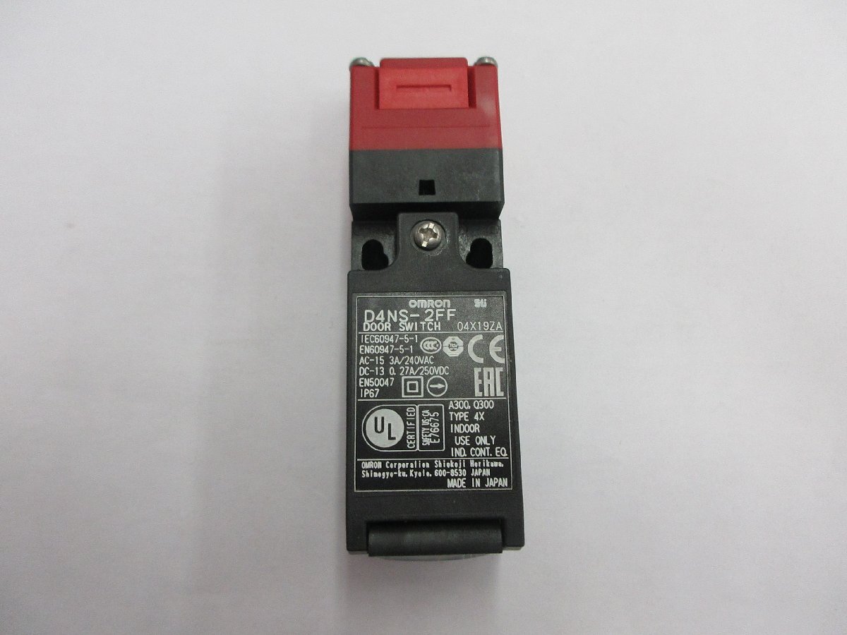00263 OMRON 小形セーフティ・ドアスイッチ/スライドキーユニット D4NS-2FF ★D4DS-K2付拍卖