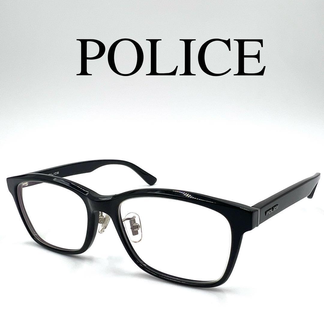 POLICE ポリス メガネ 度入り VPL829J フルリム ケース付き拍卖