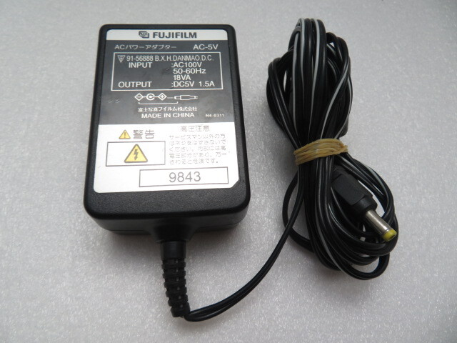 AD34896★富士フイルム FUJIFILM★ACアダプター★AC-5V★保証付!即決!拍卖