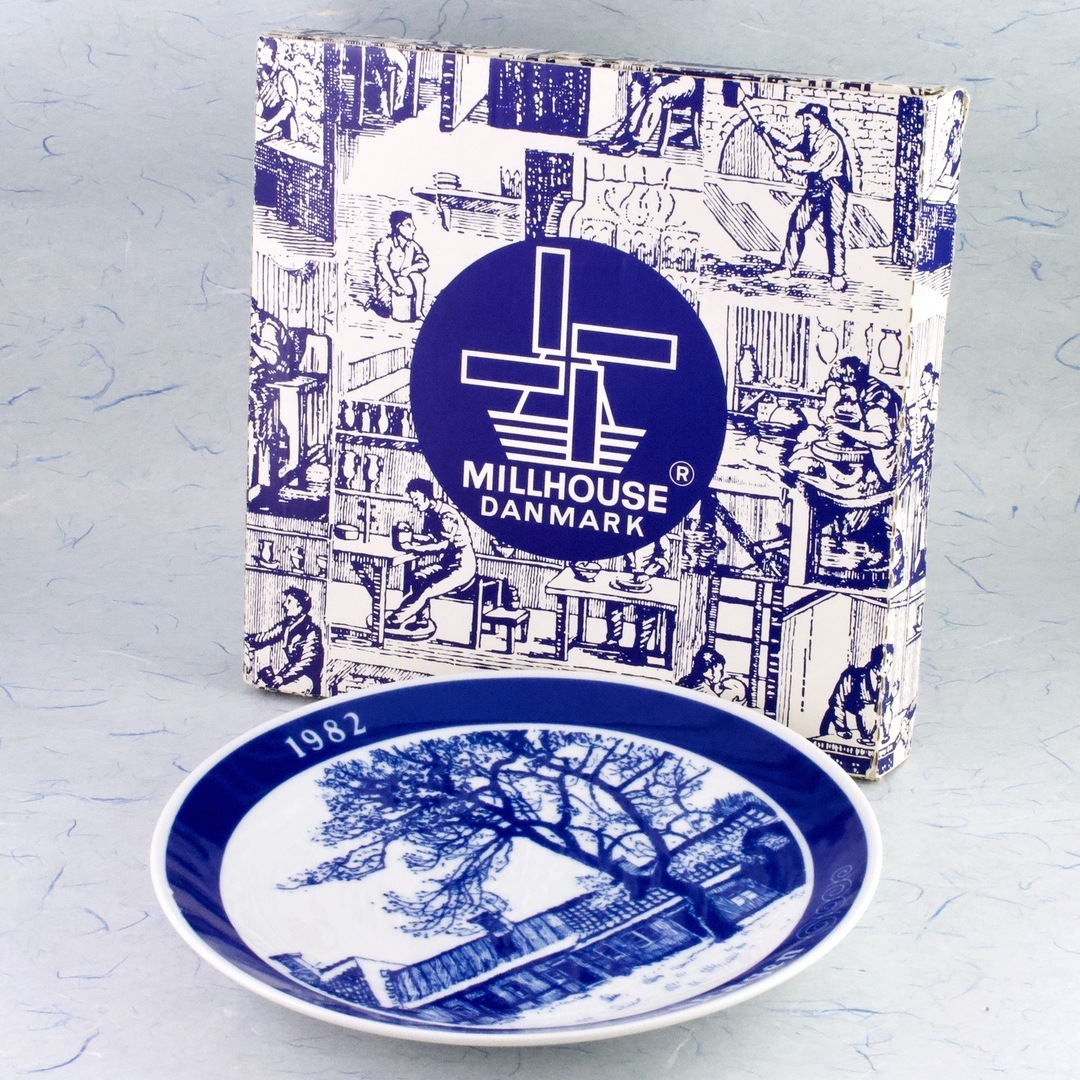 デンマーク ミルハウス(MILLHOUSE) スケーエン SKAGEN 飾り プレート 皿 1982 未使用拍卖
